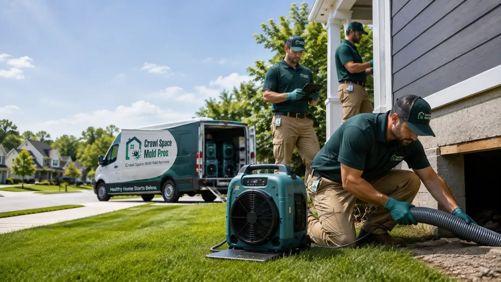Crawl Space Mold Removal in Columbus, AR